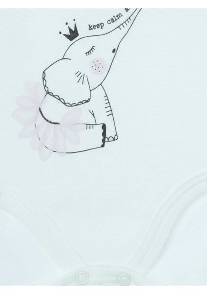 Kız Bebek Zıbın Badi %100 Pamuk Kumaş Baskılı Çıtçıtlı Yeni Doğan fiyatları