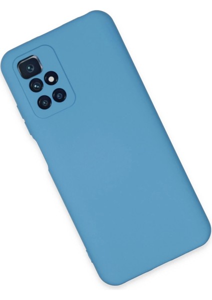 Bfs Xiaomi Redmi 10 2022 Kılıf Nano Içi Kadife Silikon - Mavi modelleri