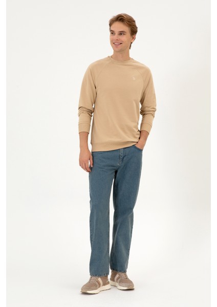 Erkek Kum Sweatshirt 50313752-VR085 fırsatları