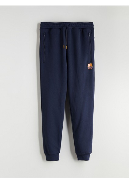 Yeni Sezon Slim Fit Barcelona Baskılı Erkek Taraftar Jogger Eşofman Altı indirimleri