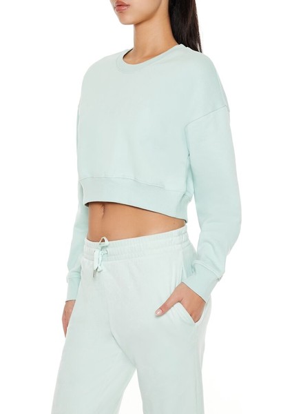 Crop Polar Sweatshirt