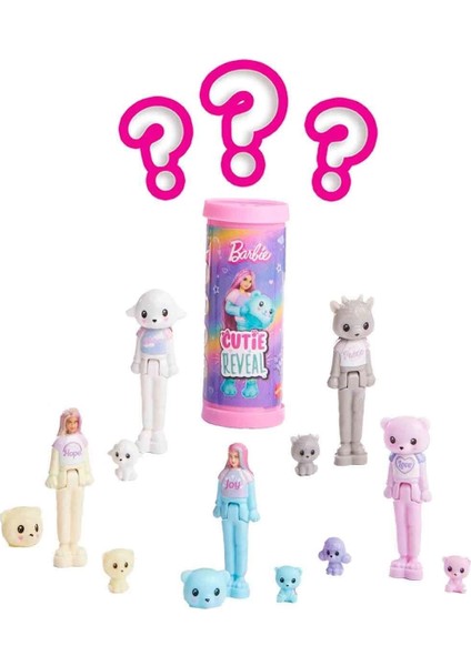 JCR15 Mini Barbieland Cutie Reveal Sürpriz Bebek -1 Adet Fiyatıdır