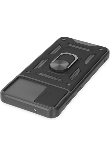 Bfs Samsung Galaxy A04 Kılıf Pars Lens Yüzüklü Silikon - Siyah fırsatları