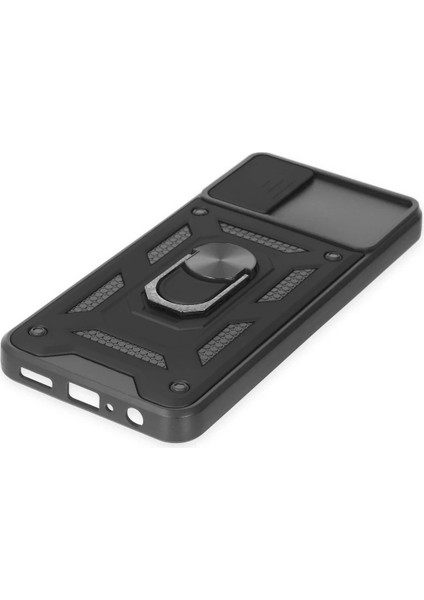 Bfs Samsung Galaxy A04 Kılıf Pars Lens Yüzüklü Silikon - Siyah indirimleri