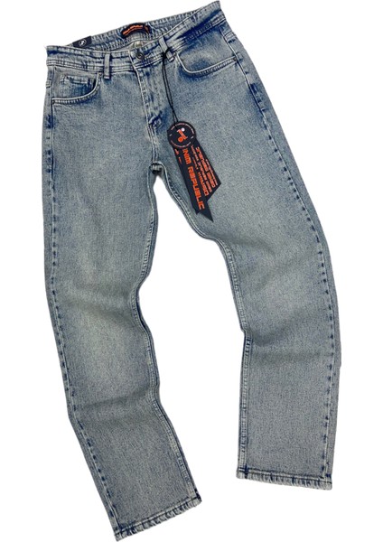 Erkek Açık Mavi Regular Kot Pantolon Likralı fiyatları