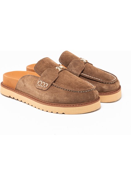 Kadın Terlik RC-26Y-180-23026 John May Tütün Süet S10 modelleri