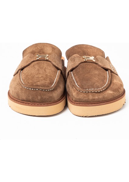 Kadın Terlik RC-26Y-180-23026 John May Tütün Süet S10