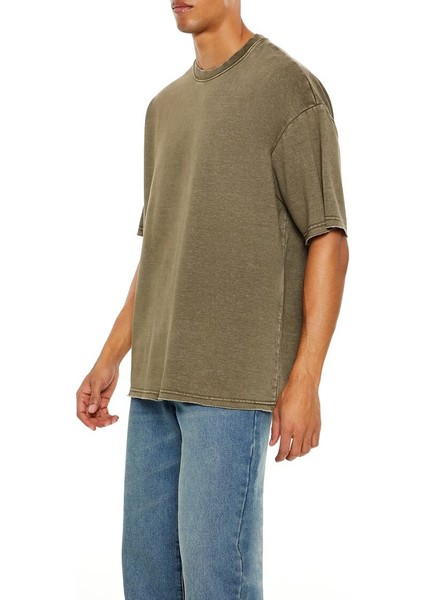 Yıkama Detaylı Tişört