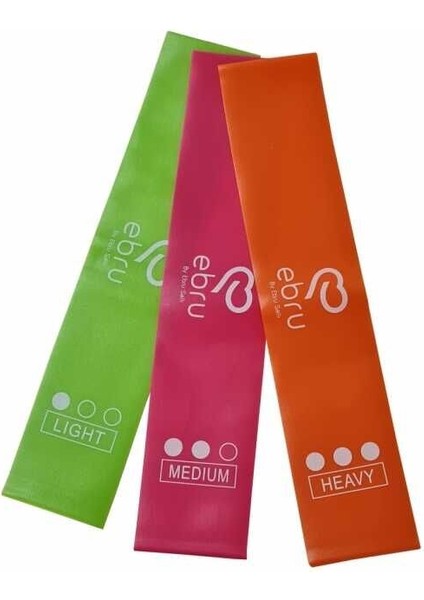 Ebru 3'lü Loop Pilates Bandı