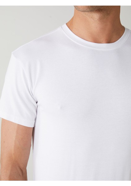 Yeni Sezon Bisiklet Yaka Kısa Kollu Erkek Pijama Üst modelleri