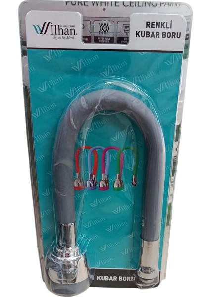 3 Fonksiyonlu Krom Kaplama Kubar Boru Evye Batarya Borusu