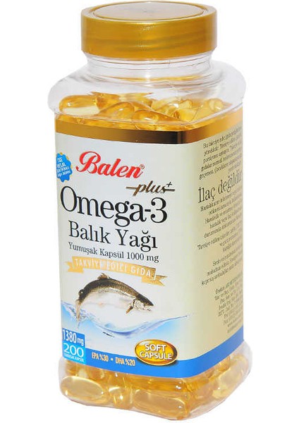 Omega 3 Plus+ Balık Yağı Yumuşak 200 Kapsül modelleri