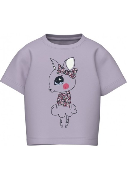 Nmfvilinse Ss Nreg Top Kız Çocuk T-Shirt 13228157