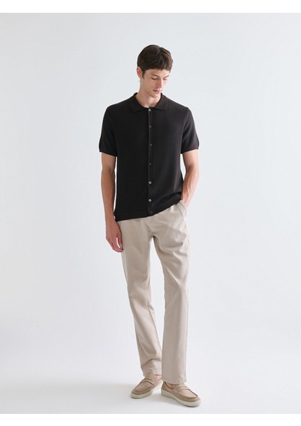 Yeni Sezon Standart Kalıp Polo Yaka Erkek Triko Hırka fiyatları