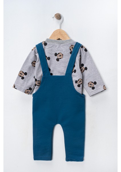 Mickey Mouse Baskılı Içi Badili Salopet Bebek Tulumu indirimleri