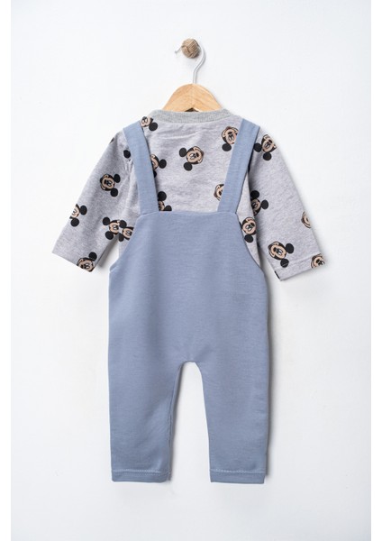 Mickey Mouse Baskılı Içi Badili Salopet Bebek Tulumu indirimleri