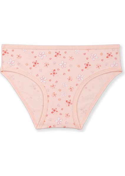 Kız Çocuk Pamuklu Renkli Baskılı Bikini Külot 3'lü Paket 5352 Renkli indirimleri