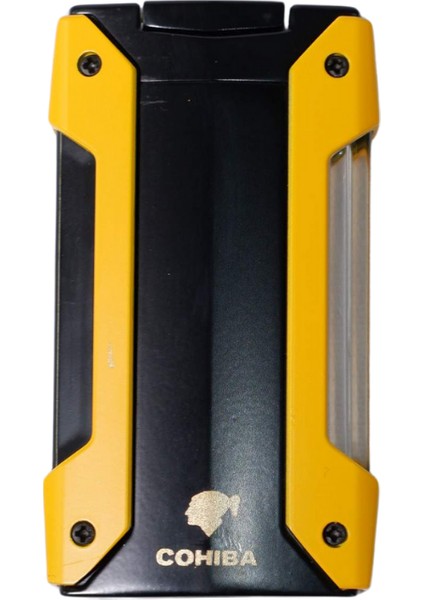 Tek Torch Pürmüz Sarı Puro Çakmağı