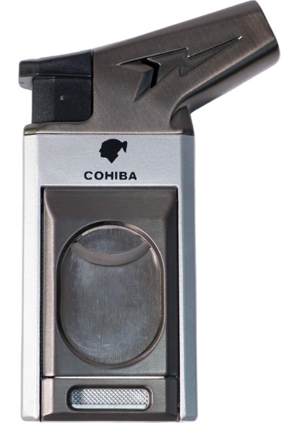 Tek Torch Pürmüz Gümüş Puro Çakmağı