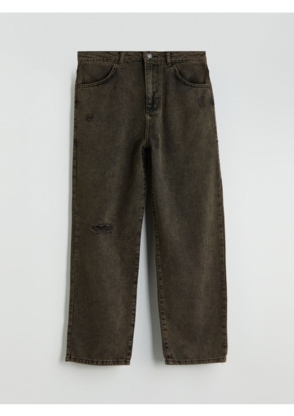 Yeni Sezon Yırtık Detaylı Genç Erkek Jean Pantolon