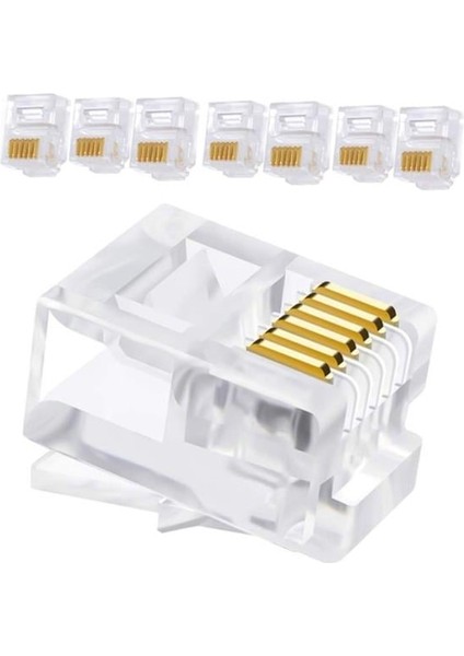 Powermaster Telefon Soketi 6p/6c (100'LÜ Paket) fırsatları