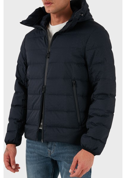 Kapitoneli 4g Logolu Regular Fit Kapüşonlu Mont Erkek Mont EM003043 AF15384 UB118 fırsatları