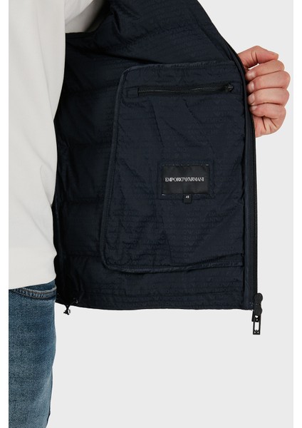 Kapitoneli 4g Logolu Regular Fit Kapüşonlu Mont Erkek Mont EM003043 AF15384 UB118