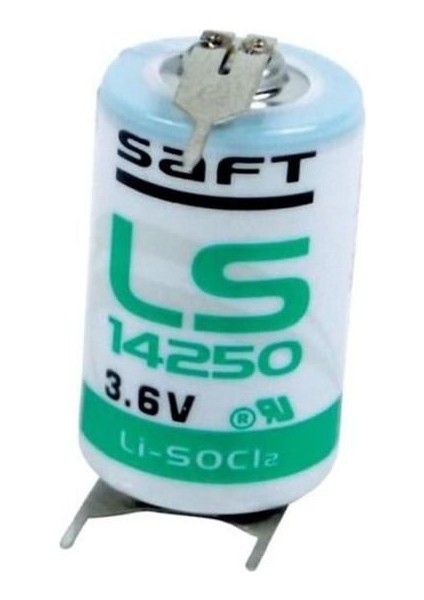 Saft Pil Kısa Puntalı 14250 Lityum 3.6V Lı-Socı2