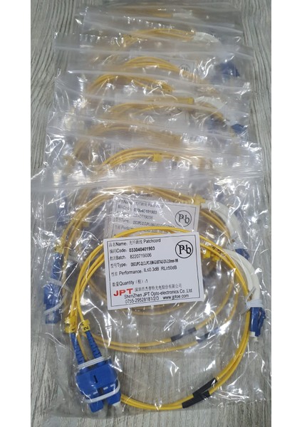 Fiber Optik Patch Cord Kablo Sıngle Mode Lc-Sc Dx 1mt
