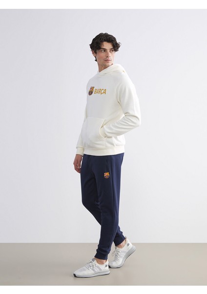 Yeni Sezon Slim Fit Barcelona Baskılı Erkek Taraftar Jogger Eşofman Altı