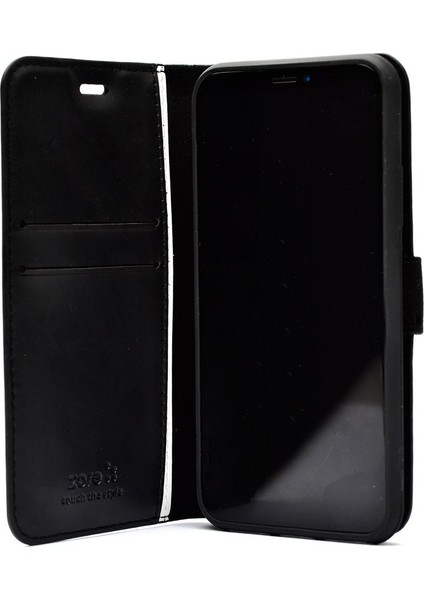 Samsung Galaxy S25 Fe Uyumlu Kılıf Delüx Cüzdan Kartvizitli Standlı Kopçalı Siyah fiyatları