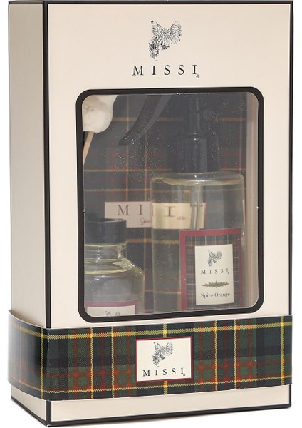 Yılbaşı Spice Orange Hediye Seti (Oda Kokusu- Oda Spreyi-Kokulu Zarf) fiyatları