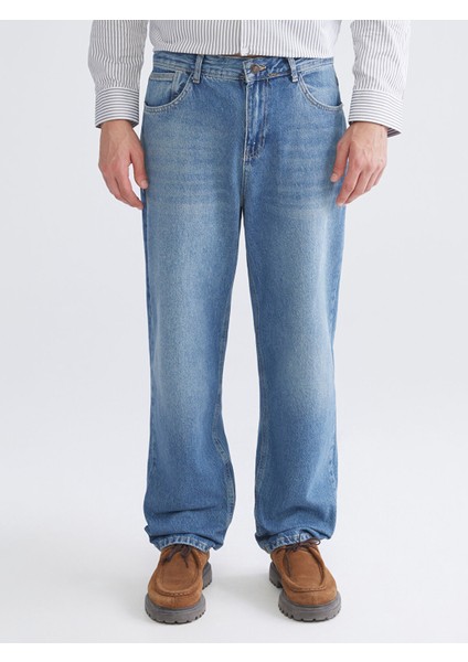 Yeni Sezon Baggy Fit Erkek Jean Pantolon fiyatları