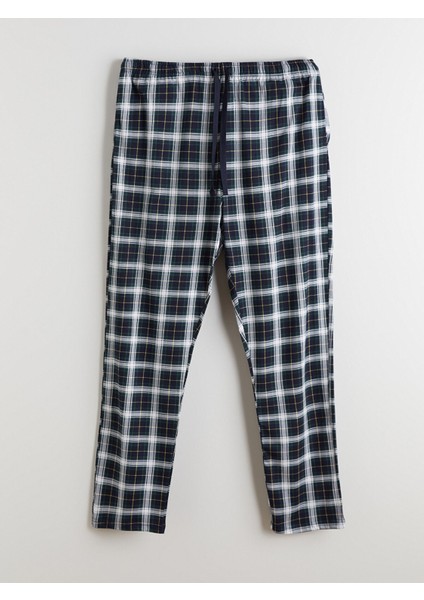 Yeni Sezon Standart Kalıp Ekose Erkek Pijama Alt