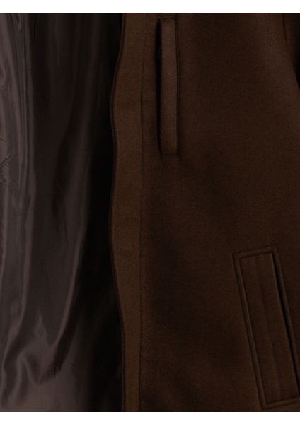 Yeni Sezon Standart Kalıp Dik Yaka Erkek Kaşe Kaban fiyatları