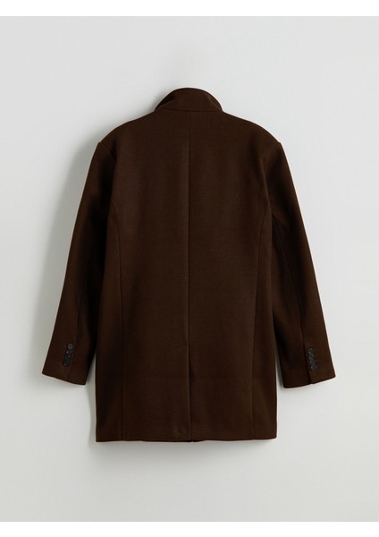 Yeni Sezon Standart Kalıp Dik Yaka Erkek Kaşe Kaban modelleri