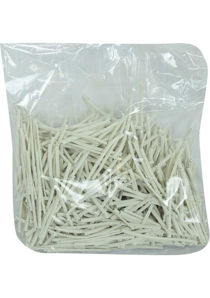 Bağlama Teli Tel Klips Pvc Kaplamalı Beyaz 500 gr Takribi 500 Adetli 1 Paket modelleri