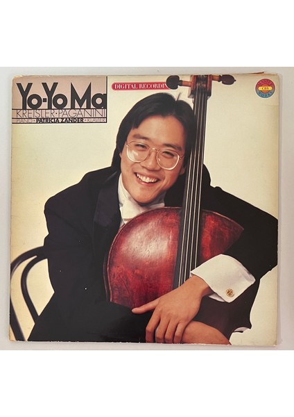 Yo-Yo Ma, Patricia Zander Kreisler Paganini Lp Plak (Orijinal 1983 Dönem Baskı Plak)
