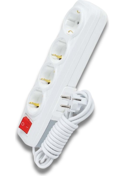 4lü priz 2 USB 3m Uzatma Kablosu indirimleri
