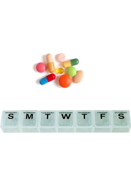 kapaklı haftalık kutusu 3 adet (4915)