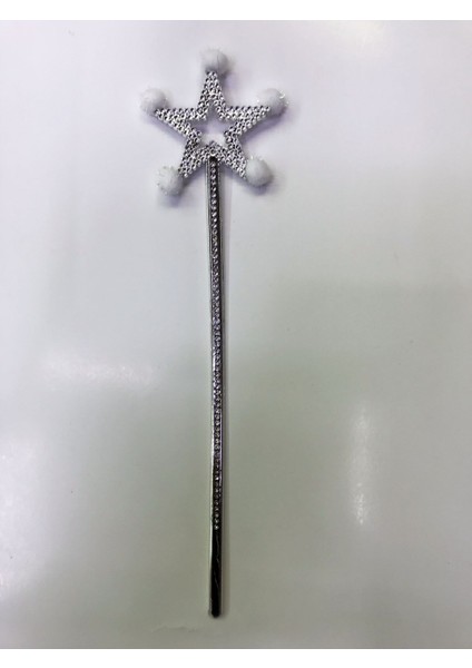 Yıldız Peri Asası Sihirli Değnek Beyaz Ponponlu fiyatları