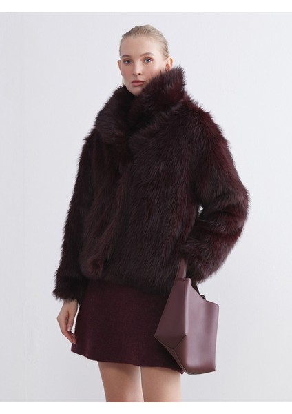 Yeni Sezon Ceket Yaka Kadın Kürk Kaban fiyatları