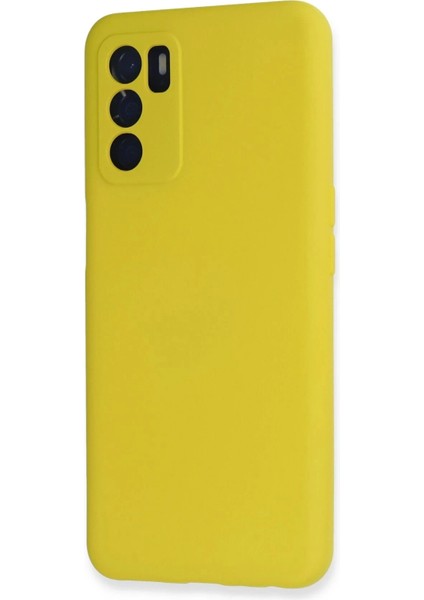 Bfs Oppo A16 Kılıf Nano Içi Kadife Silikon - Sarı modelleri