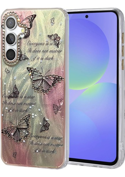 Bfs Samsung Galaxy A36 Kılıf Blade Aynalı Desenli Kapak - Desen 6