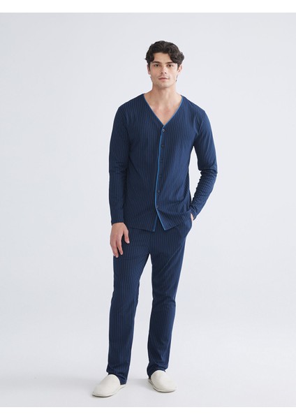 Yeni Sezon Standart Kalıp Erkek Pijama Takımı