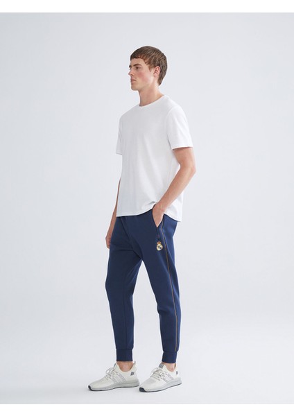 Yeni Sezon Slim Fit Real Madrid Baskılı Erkek Jogger Eşofman Altı