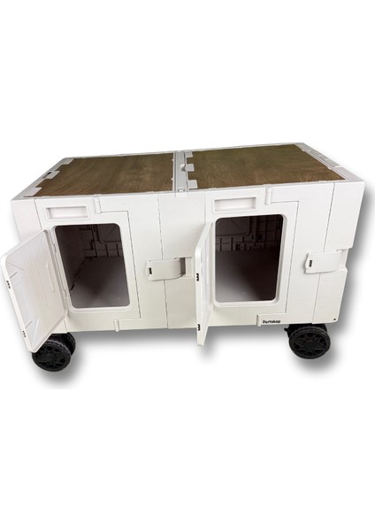 230 Litre 4 Tekerlekli, Katlanır, Piknik Arabası