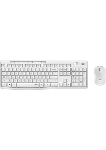 Logitech MK295 Q Tr Beyaz Kablosuz Klavye Mouse Set