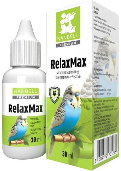 Relaxmax – Nanbell Premium Stres Azaltıcı Solunum Sistemi Vitaminleri (30 Ml)