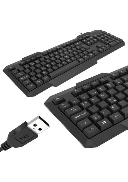 Frisby FK-4812FU F-Türkçe Standart USB Kablolu Klavye